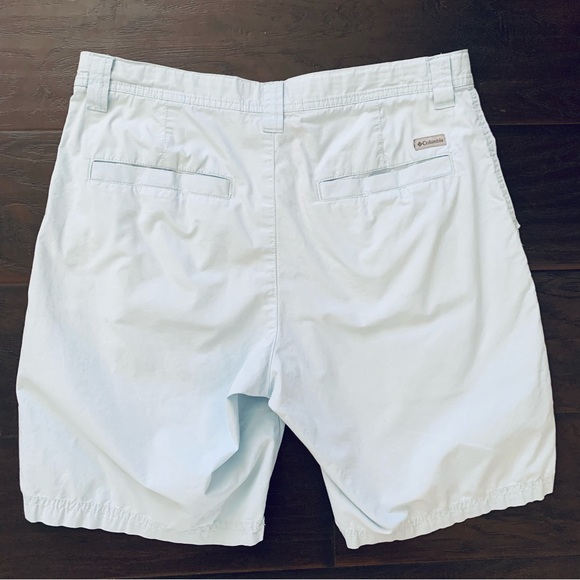 Columbia Men's Teal PFG Front-Buttoned Quick Dry Lightweight Shorts | 32W 10L - Picture 6 of 8